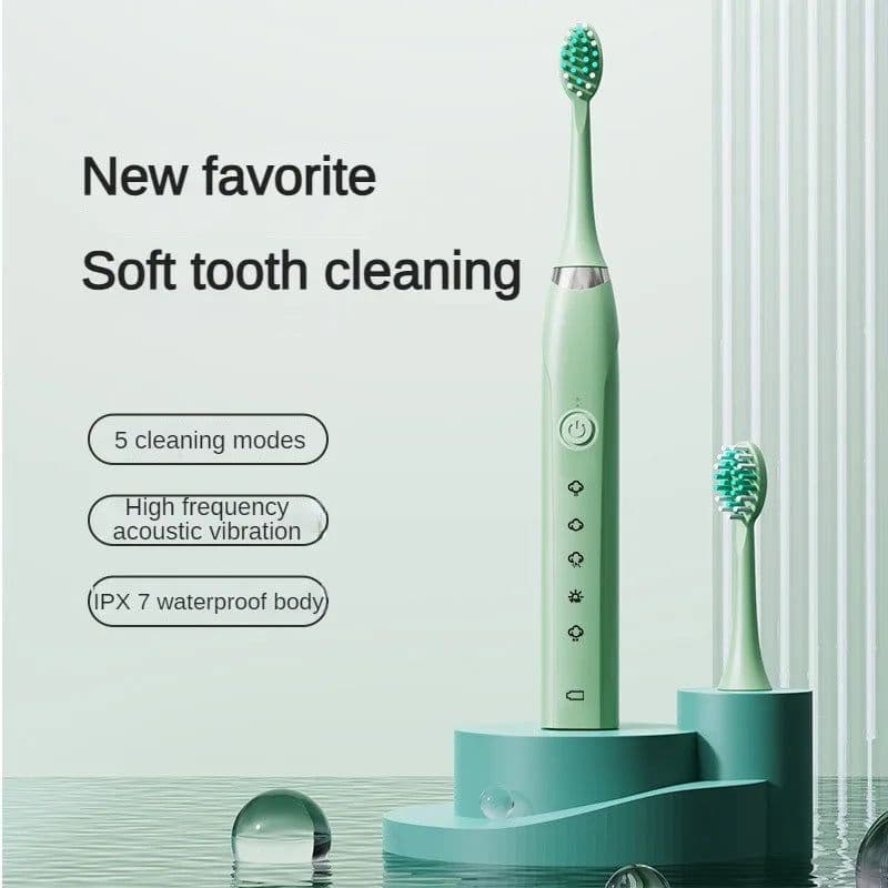 image-Sonic Electric Toothbrush IPX7 Waterproof Dupont Soft Bristles USB