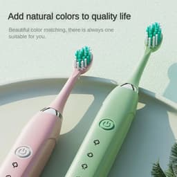 image-Sonic Electric Toothbrush IPX7 Waterproof Dupont Soft Bristles USB
