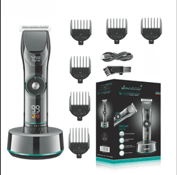 image-Hair Cutting Machine Adjustable Hair Trimmer Cordless Clipper Electric