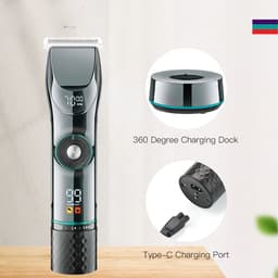image-Hair Cutting Machine Adjustable Hair Trimmer Cordless Clipper Electric