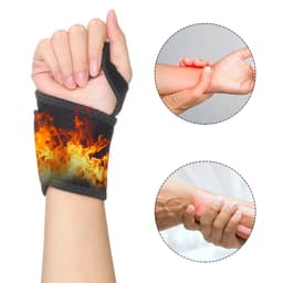 image-Heating Foam Wristbands Wrapped Joint Self-Heating Wrist Support Brace