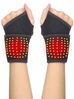 image-Heating Foam Wristbands Wrapped Joint Self-Heating Wrist Support Brace
