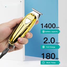 image-Hair Trimmer Cordless Hair Clipper Rechargeable Barber Professional