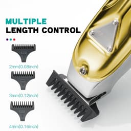 image-Hair Trimmer Cordless Hair Clipper Rechargeable Barber Professional