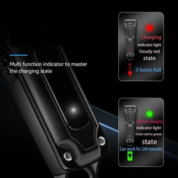 image-Rechargeable Hair Clipper Cordless Beard Hair Trimmer for Men Powerful
