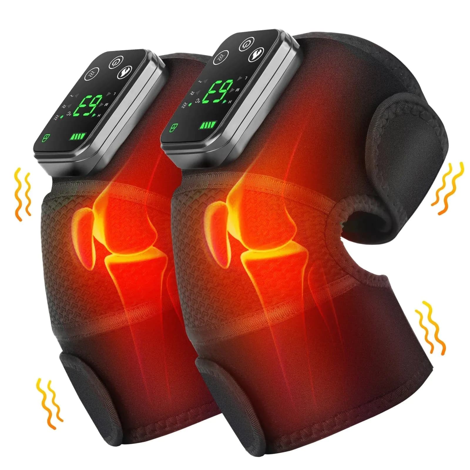 image-Thermal Knee Massager 3 in 1 Shoulder Knee Elbow Heating Massage