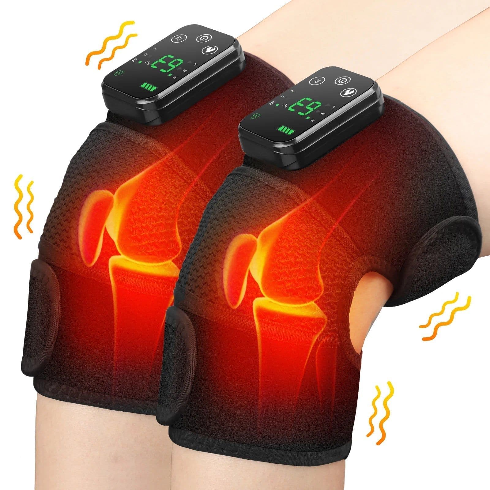 image-Thermal Knee Massager 3 in 1 Shoulder Knee Elbow Heating Massage