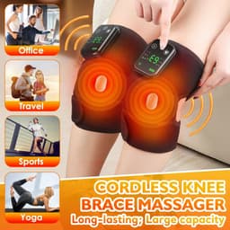 image-Thermal Knee Massager 3 in 1 Shoulder Knee Elbow Heating Massage