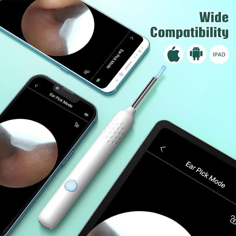 image-WIFI Camera Earwax Remover N30 Pro with 6 LEDs 1080P High-definition