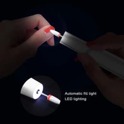 image-Electric Manicure Drill Set Wireless Rechargeable Nail Grinder Low