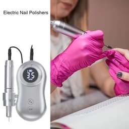 image-35000 RPM Electric Nail Polish Drill Mini 2 in 1 Electric Nail File