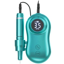 image-35000 RPM Electric Nail Polish Drill Mini 2 in 1 Electric Nail File
