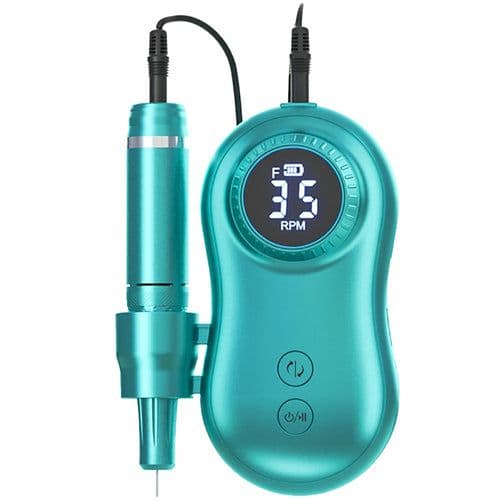 image-35000 RPM Electric Nail Polish Drill Mini 2 in 1 Electric Nail File