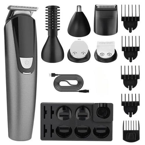 image-6 in 1 Changing Head Electric Clippers Household Men's Multifunctional