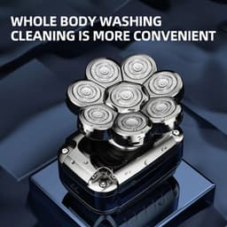 image-8D Men's Electric Shaver Wet Dry Beard Hair Trimmer Electric Razor