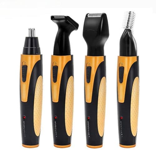 image-4 in 1 Rechargeable Electric Nose Hair Trimmer Removal Clipper Shaver