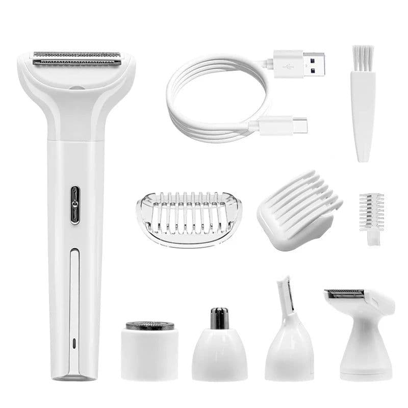 image-Facial Hair Removal for Women 5 in 1 Electric Razor for Bikini Trimmer
