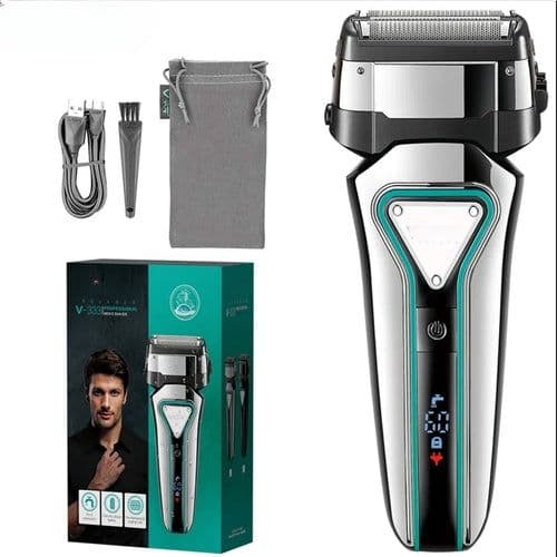 image-Electric Shaver Professional Razor Waterproof Beard Trimmer Floating