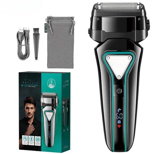 image-Electric Shaver Professional Razor Waterproof Beard Trimmer Floating