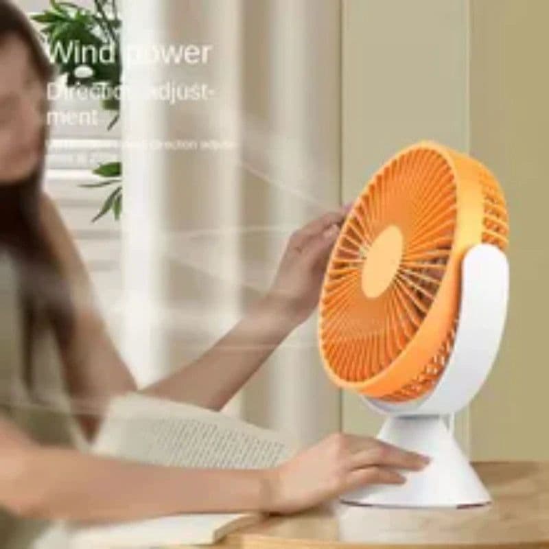 image-Desk Fan Smart Home Portable Cooling Fan Can Hanging Upright Fan Usb