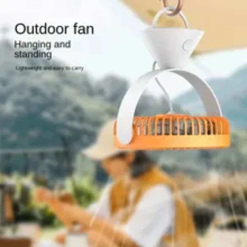 image-Desk Fan Smart Home Portable Cooling Fan Can Hanging Upright Fan Usb