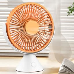 image-Desk Fan Smart Home Portable Cooling Fan Can Hanging Upright Fan Usb