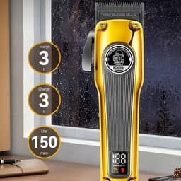 image-Professional Barber Hair Clipper Brushless Motor DLC Fade Blade Hair