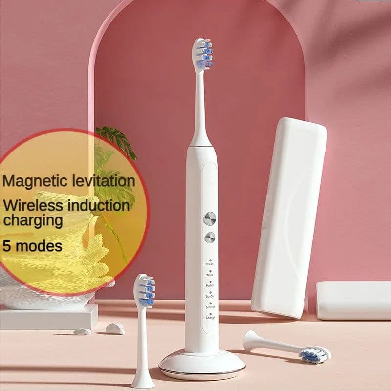 image-Toothbrush Wireless Charging Travel Case IPX7 Dupont Soft Bristle