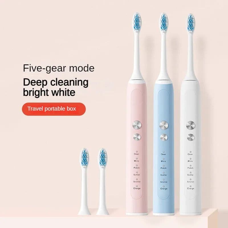 image-Toothbrush Wireless Charging Travel Case IPX7 Dupont Soft Bristle
