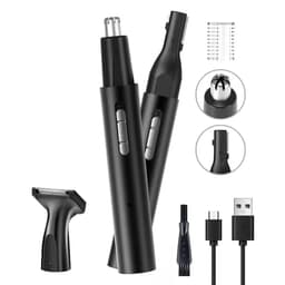 image-Multifunctional Electric Nose Ear Hair Trimmer for Men Painless