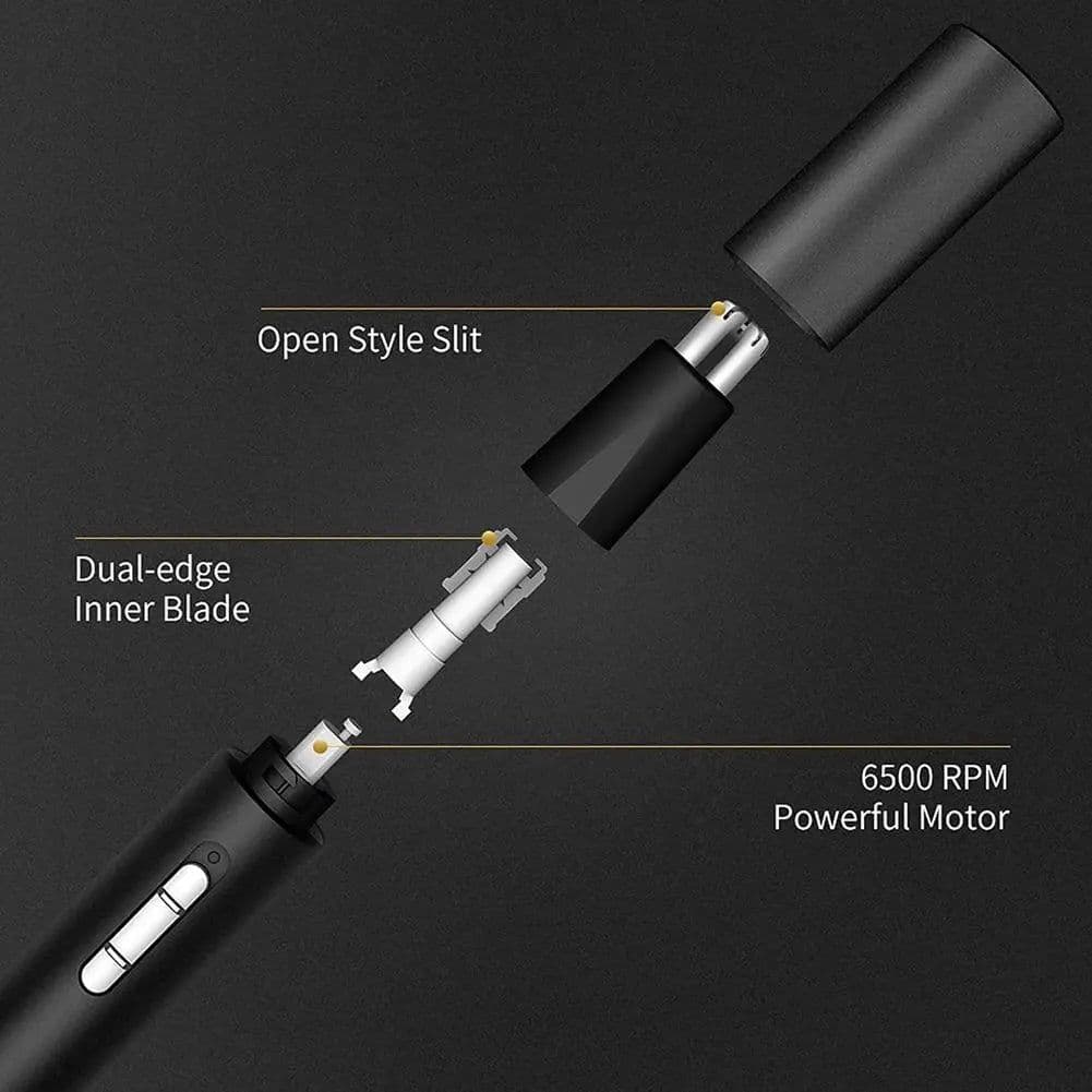 image-Multifunctional Electric Nose Ear Hair Trimmer for Men Painless