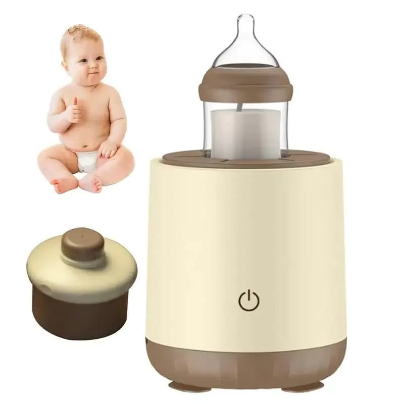 image-Electric Milk Shaker USB Rechargeable Baby Milk Powder Mixing Rod