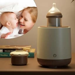 image-Electric Milk Shaker USB Rechargeable Baby Milk Powder Mixing Rod