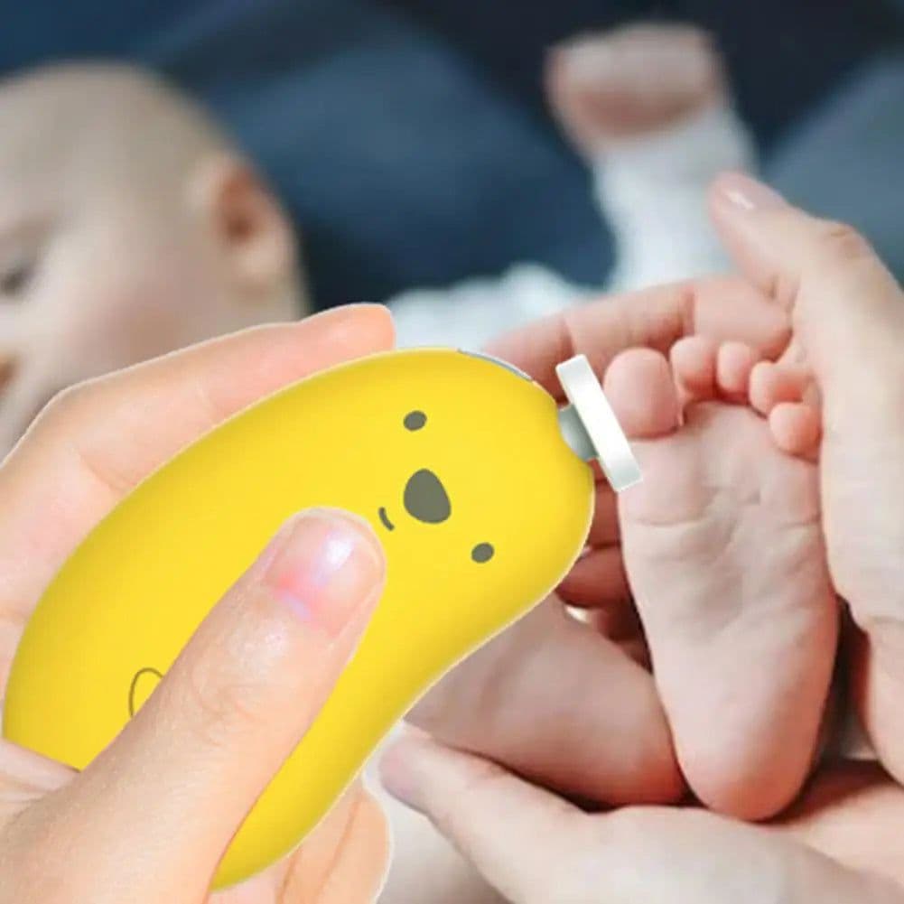 image-Electric Nail Polisher Rechargeable Baby Electric Nail Trimmer with