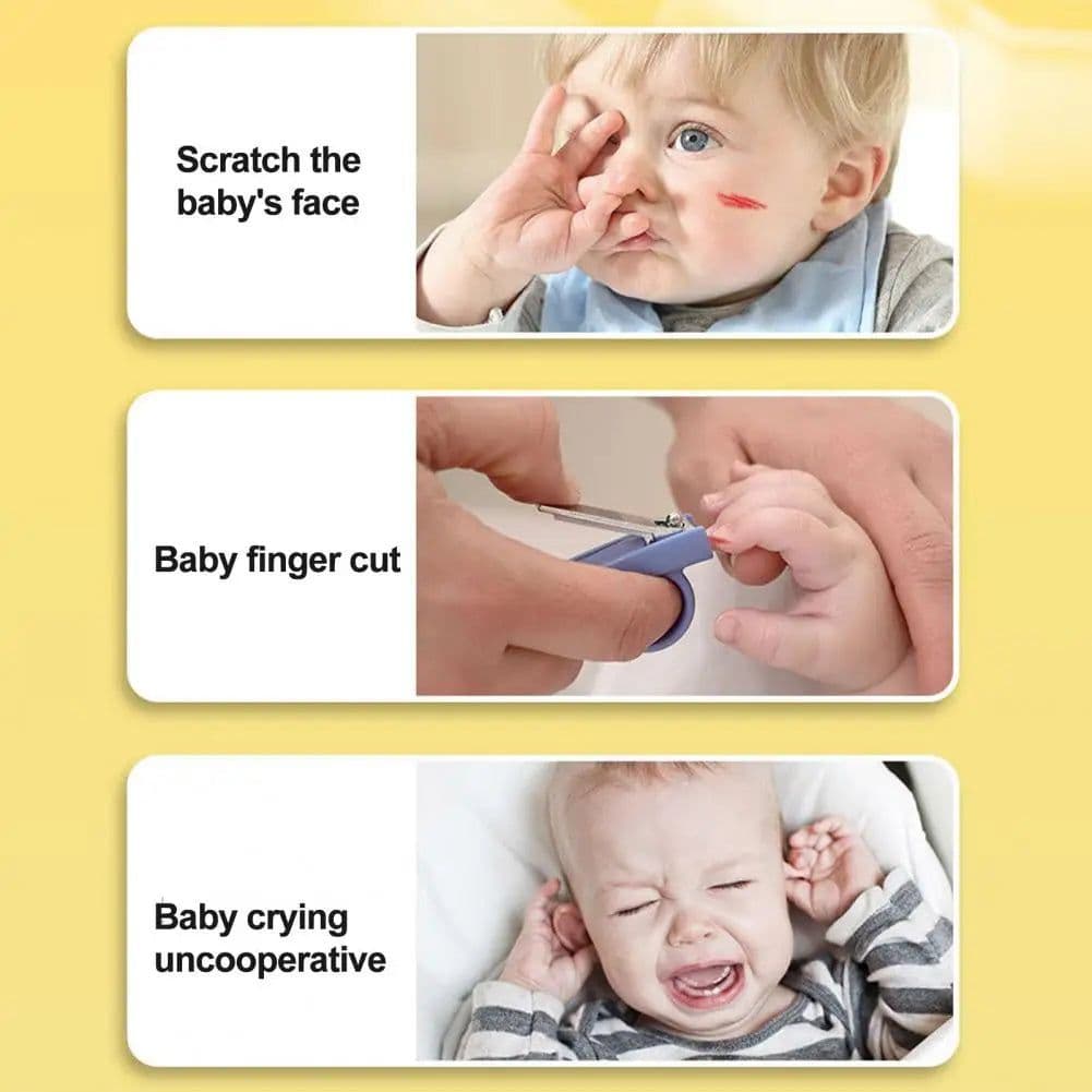 image-Electric Nail Polisher Rechargeable Baby Electric Nail Trimmer with