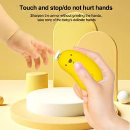 image-Electric Nail Polisher Rechargeable Baby Electric Nail Trimmer with
