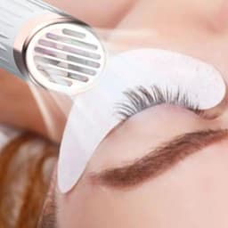 image-Portable electric Hair dryer Rechargeable Natural Arc Heated Eyelash