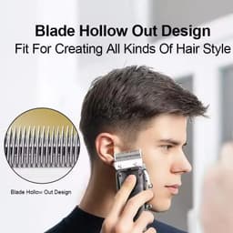 image-Electric Hair Clipper Men Rechargeable Shaver Beard Barber Hair