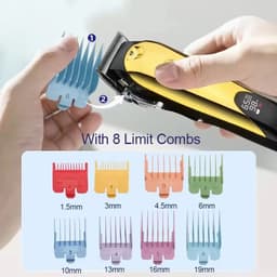 image-Electric Hair Clipper Men Rechargeable Shaver Beard Barber Hair