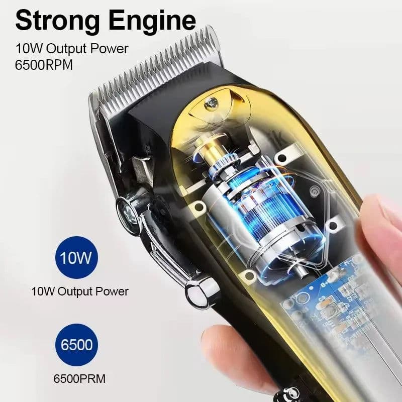 image-Electric Hair Clipper Men Rechargeable Shaver Beard Barber Hair