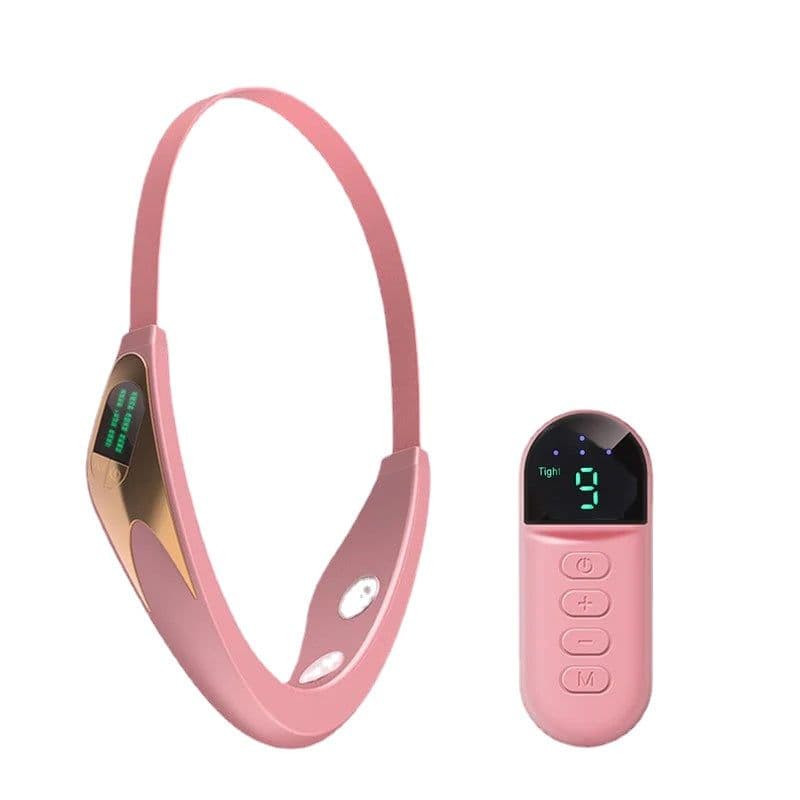image-Microcurrent Facial Lifting Massager EMS Heating Skin Rejuvenation