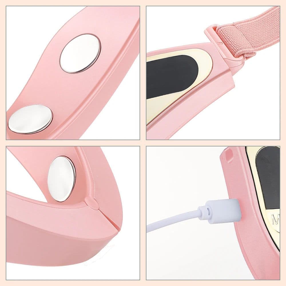 image-Microcurrent Facial Lifting Massager EMS Heating Skin Rejuvenation