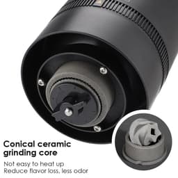 image-Coffee Grinder USB Charge Professional Ceramic Grinding Core Coffee