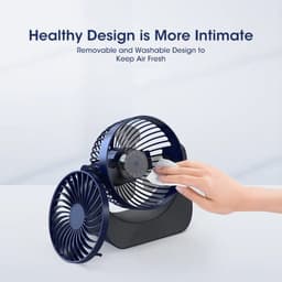 image-Wide-angle Air Supply Desktop Mini Usb Rechargeable Turbo Electric Fan