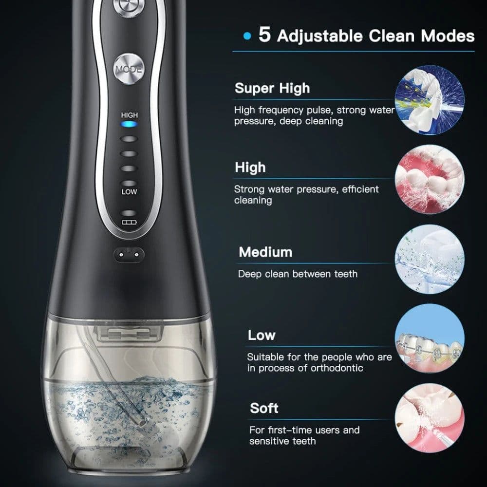 image-Electric Dental Flusher Portable Home Intelligent Dental Cleaner Oral