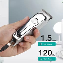 image-Hair Clipper Rechargeable Hair Cutting Machine Cordless Hair Trimmer