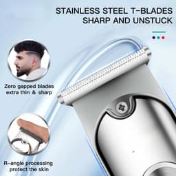 image-Hair Clipper Rechargeable Hair Cutting Machine Cordless Hair Trimmer