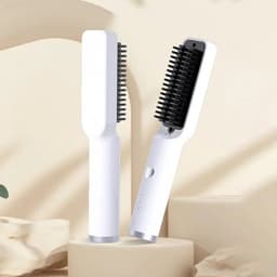 image-Hair Straightening Comb Portable Wireless Hair Straightener Brush for