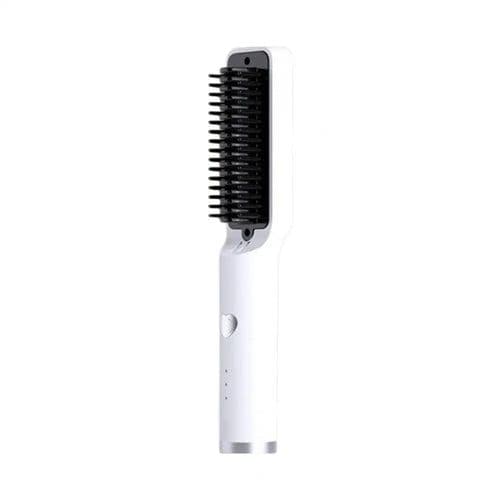 image-Hair Straightening Comb Portable Wireless Hair Straightener Brush for