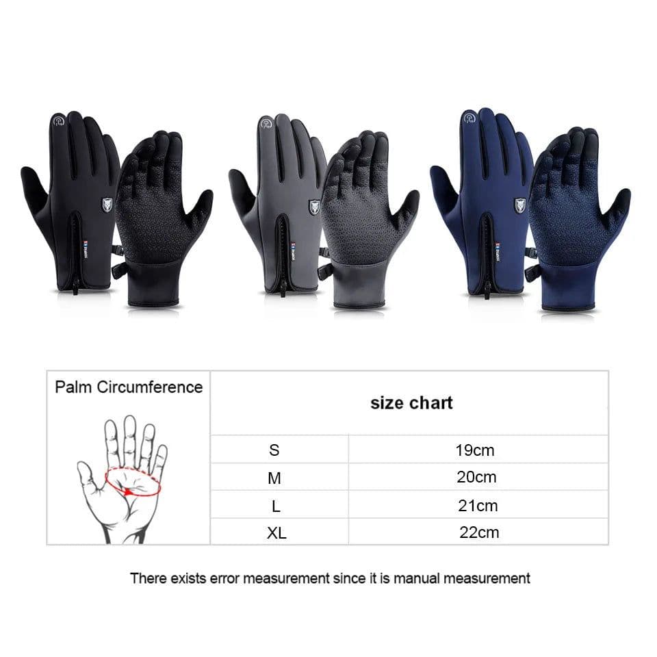 image-Winter Thermal Gloves Waterproof Windproof Outdoor Sports Warm Cycling